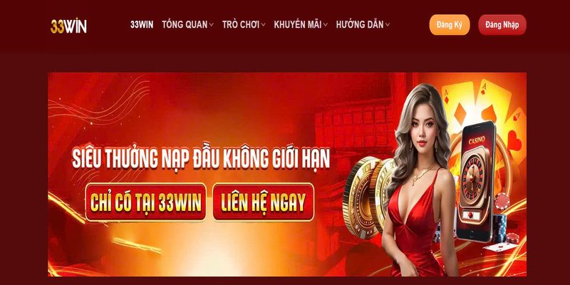 Nhà Cái 33win – Sân Chơi Cược Uy Tín Hàng Đầu Năm 2025