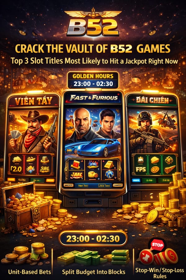 B52 Games: Top 3 Slot Titles Most Likely to Hit a Jackpot Right Now