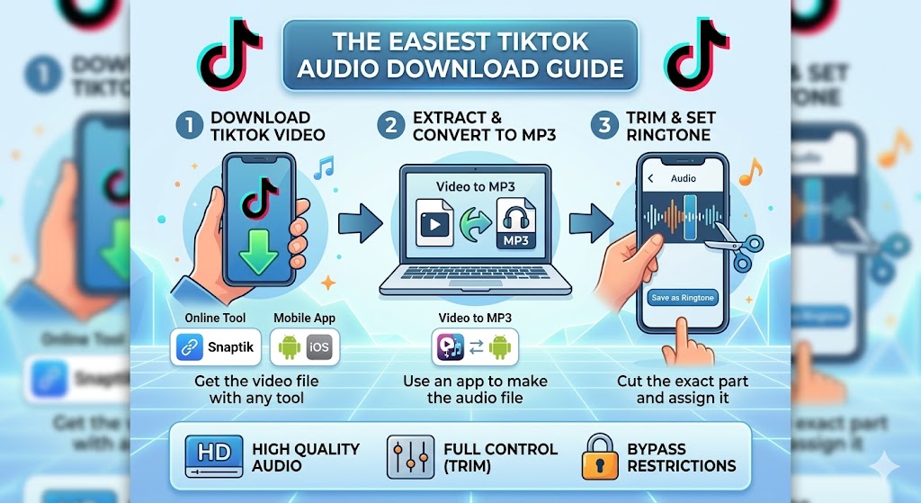 Turn TikTok Sounds into Ringtones in Minutes – Easy Guide